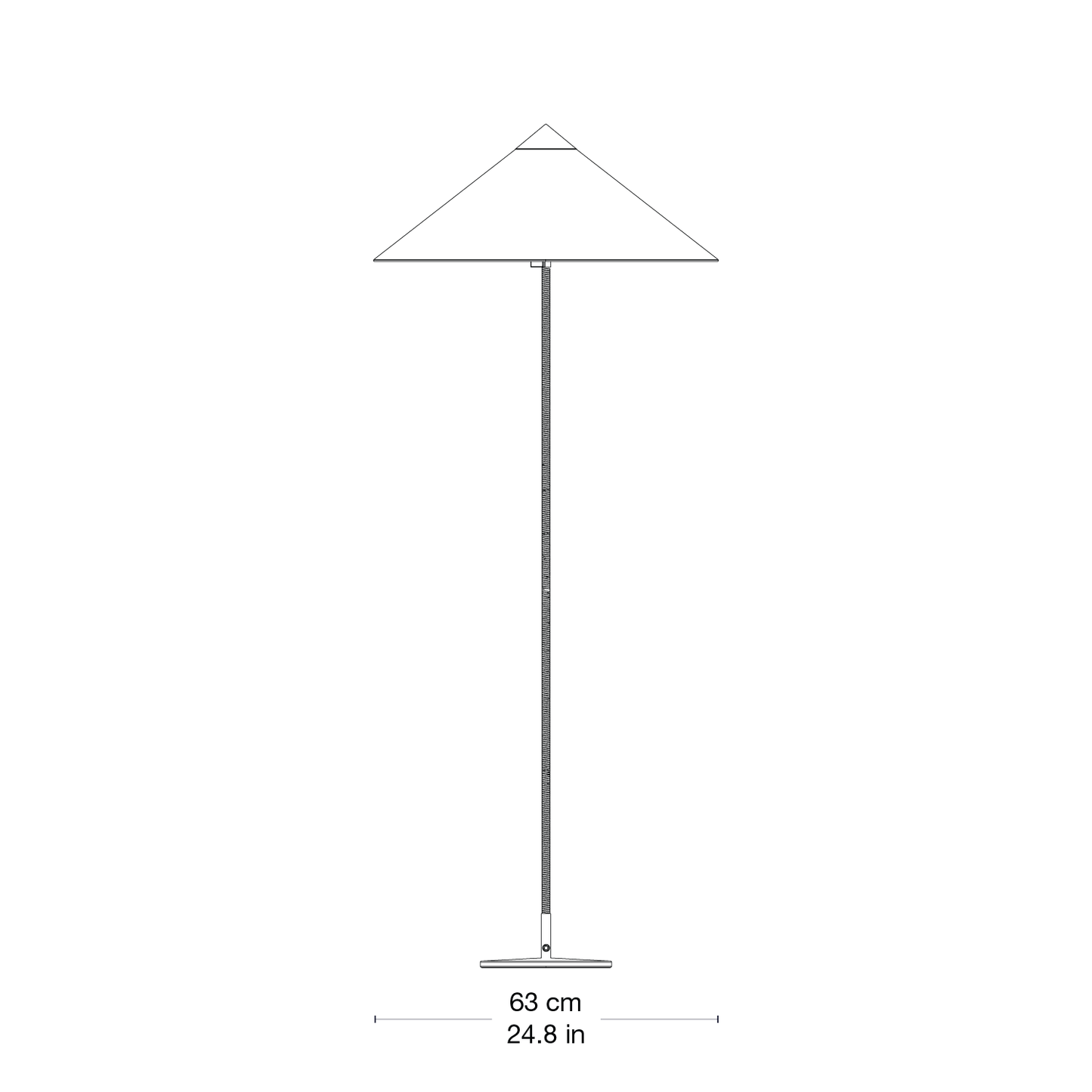 9602 Floor Lamp — 2DSV 4276205 Side View - 9602 Floor Lamp