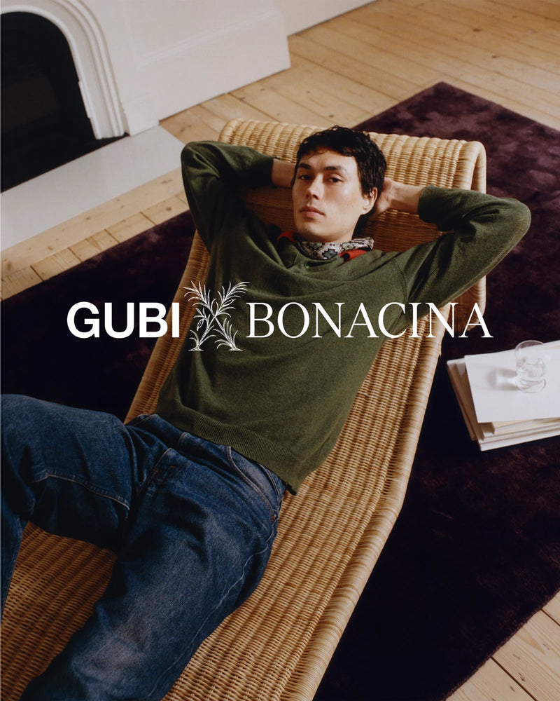 GUBI × Bonacina: rattan, woven by hand