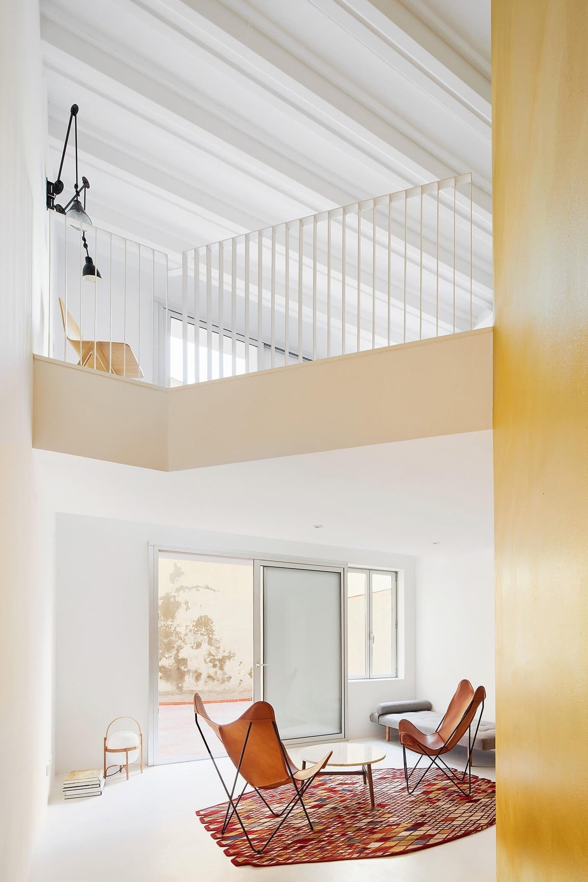 nanimarquina Losanges rug by Ronan and Erwan Bouroullec in a bright residential interior