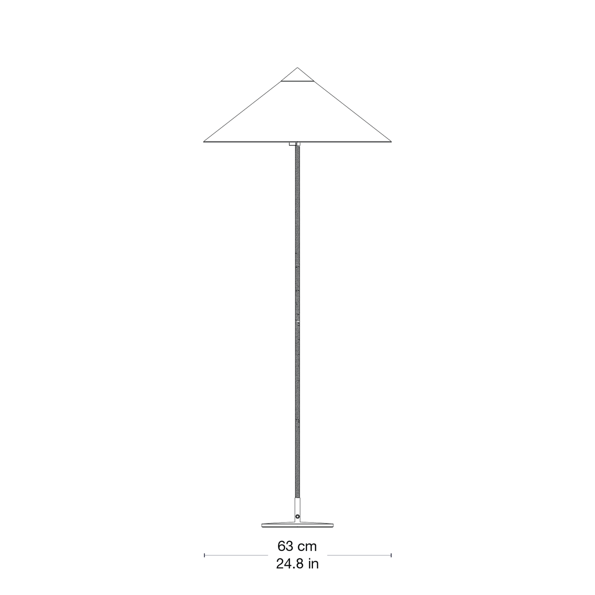 9602 Floor Lamp — 2DSV 4276205 Side View - 9602 Floor Lamp