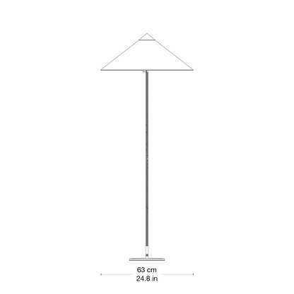 9602 Floor Lamp — 2DSV 4276205 Side View - 9602 Floor Lamp
