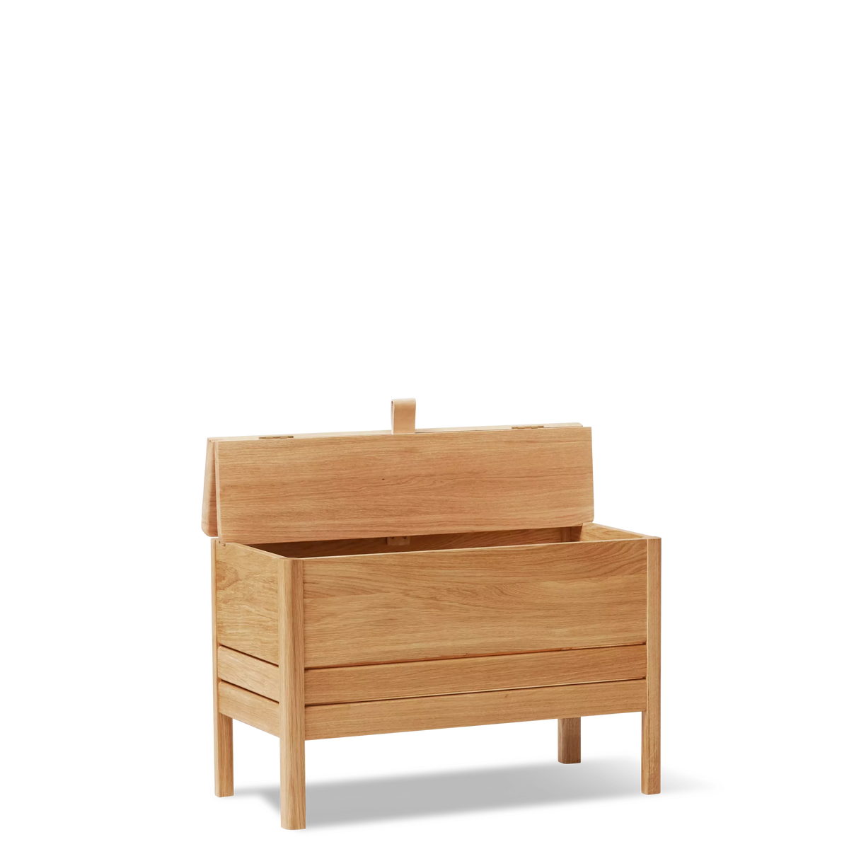 A Line Storage Bench 68, Oak — source: formandrefine.com