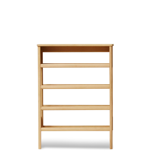 A Line Shoe Rack 72, Oak — source: formandrefine.com
