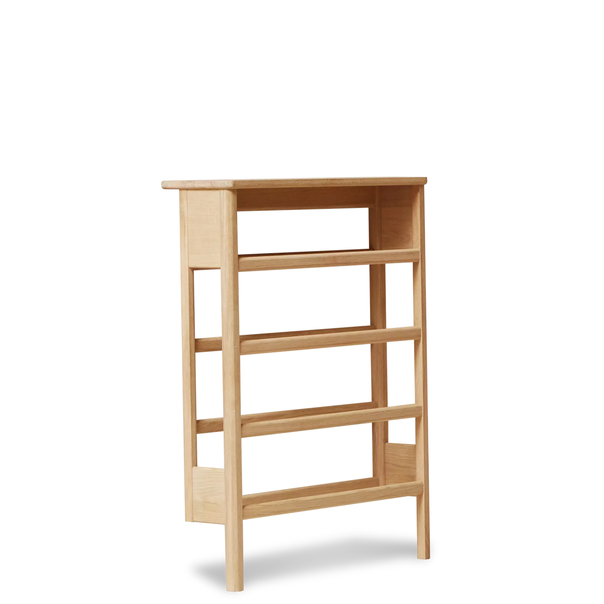 A Line Shoe Rack 72, Oak — source: formandrefine.com