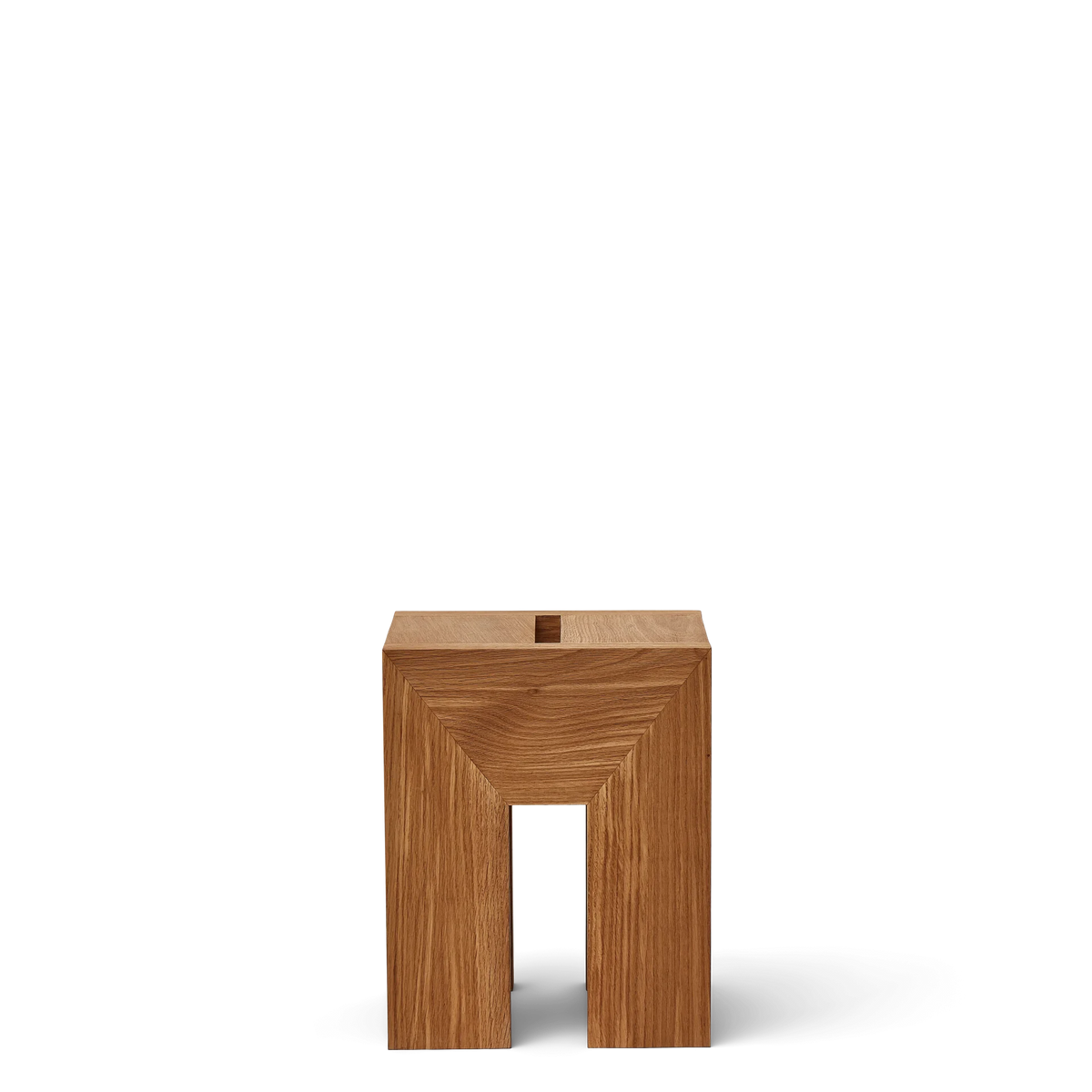 Monolith Side Table, Oak — source: formandrefine.com