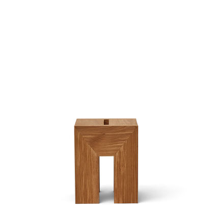 Monolith Side Table, Oak — source: formandrefine.com