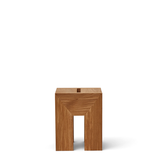 Monolith Side Table, Oak — source: formandrefine.com