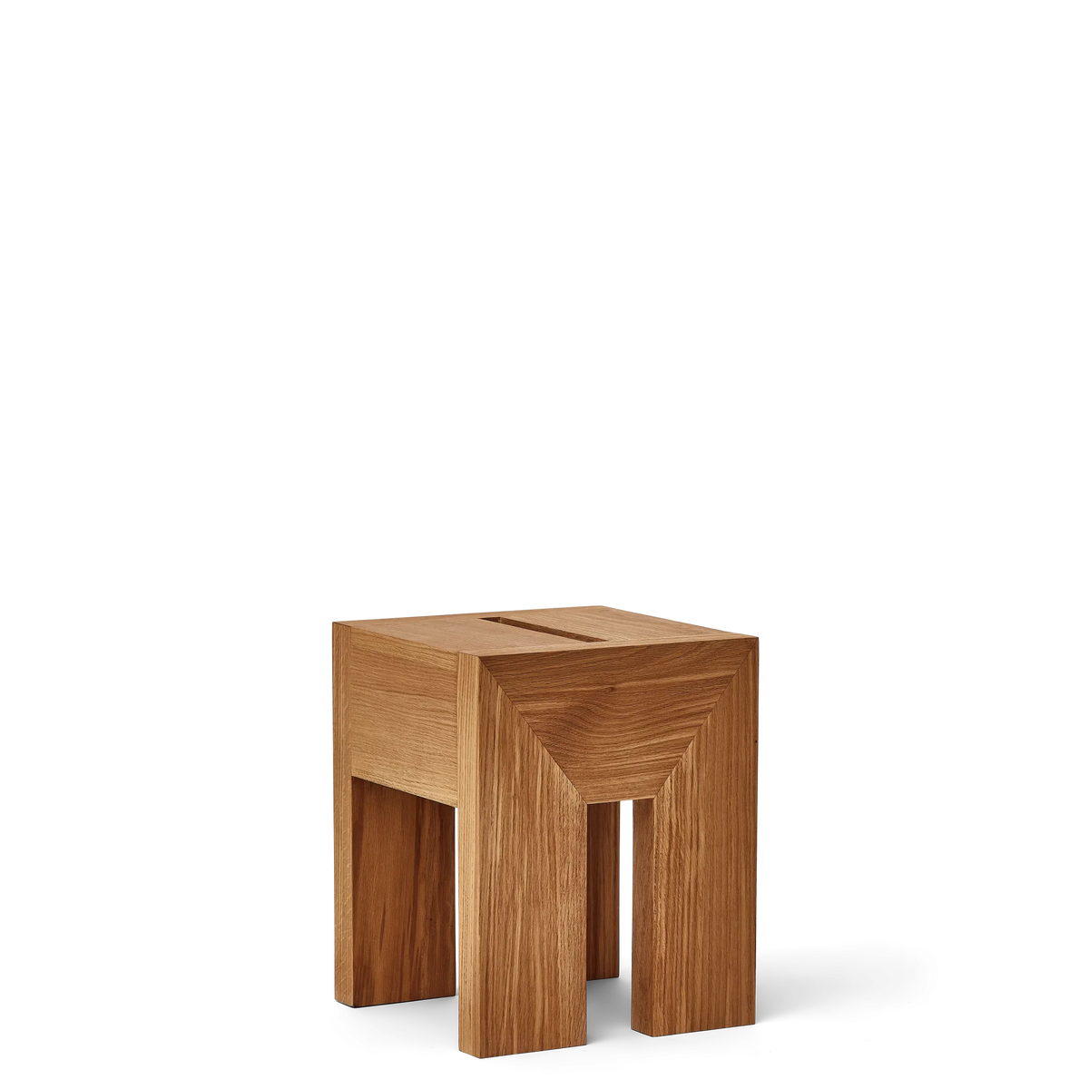 Monolith Side Table, Oak — source: formandrefine.com