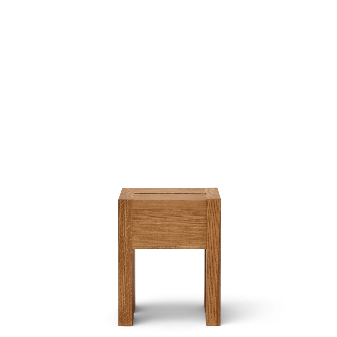 Monolith Side Table, Oak — source: formandrefine.com