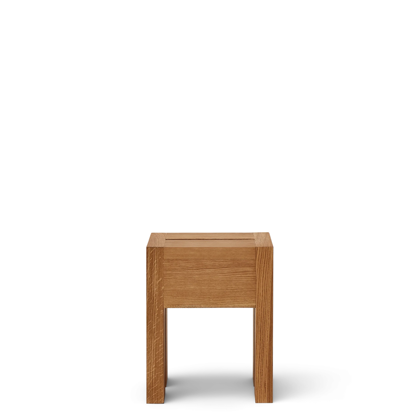 Monolith Side Table, Oak — source: formandrefine.com