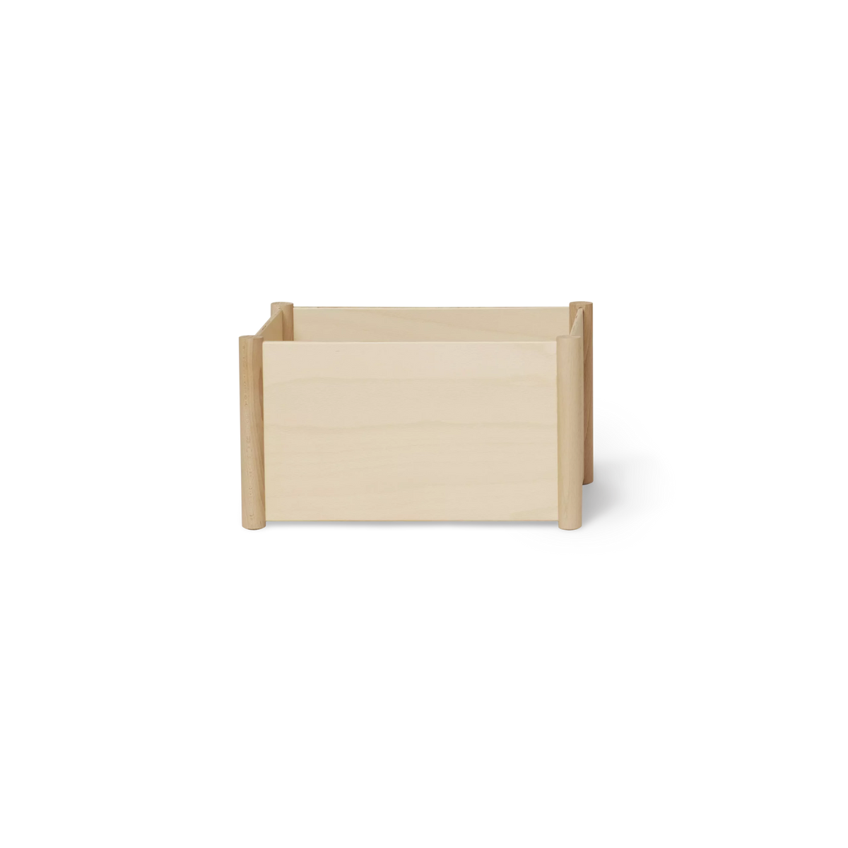Pillar Storage Box, Medium Beech — source: formandrefine.com