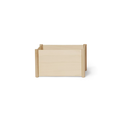 Pillar Storage Box, Medium Beech — source: formandrefine.com
