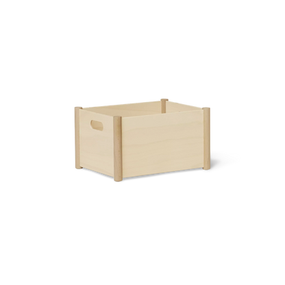 Pillar Storage Box, Medium Beech — source: formandrefine.com