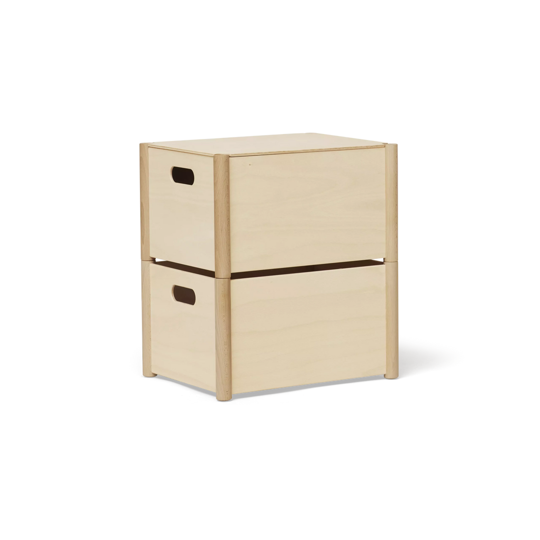 Pillar Storage Box, Medium Beech — source: formandrefine.com