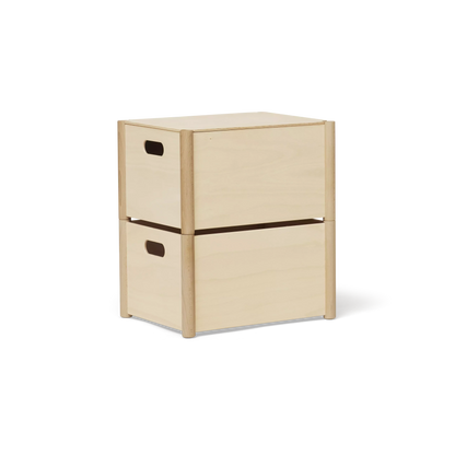 Pillar Storage Box, Medium Beech — source: formandrefine.com