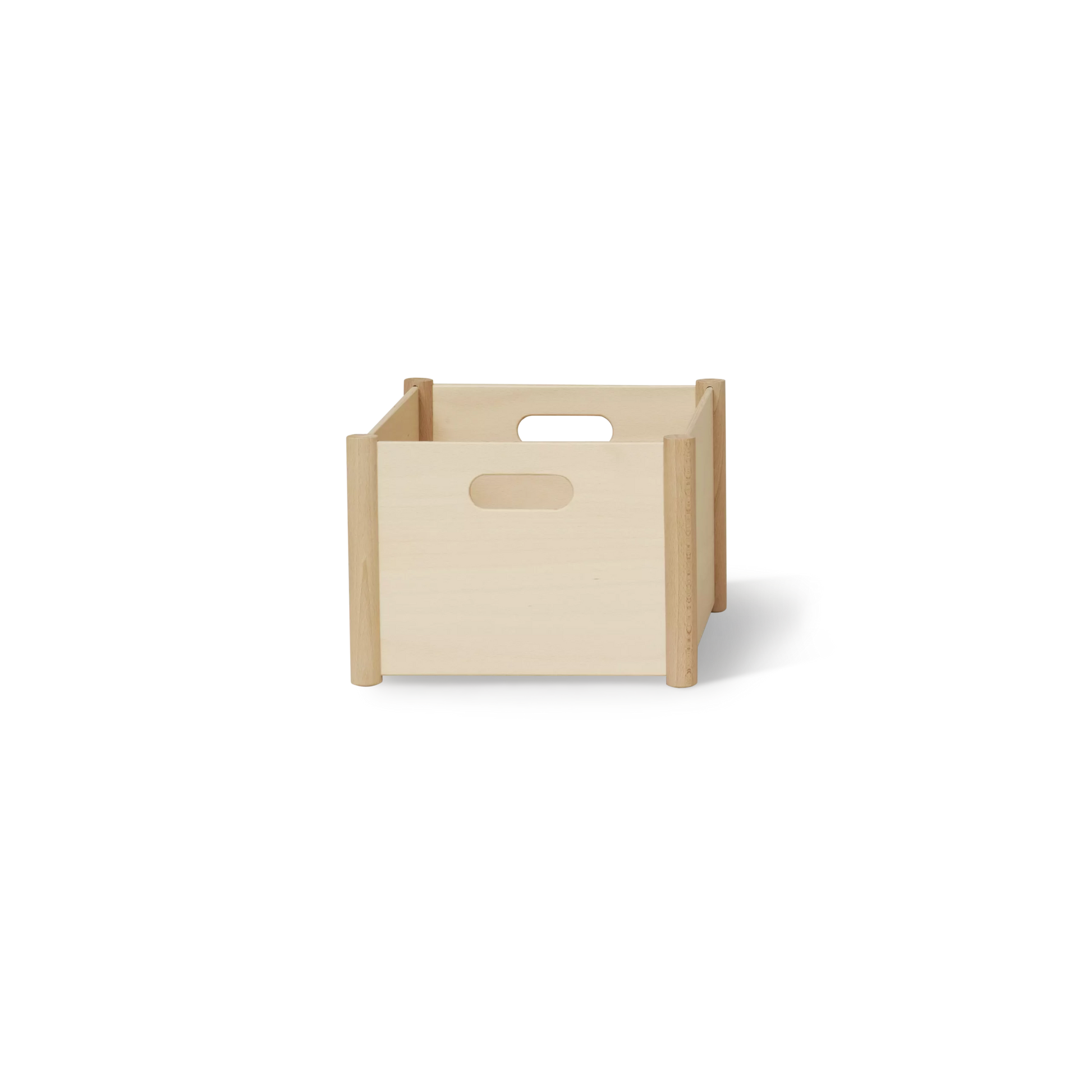 Pillar Storage Box, Medium Beech — source: formandrefine.com