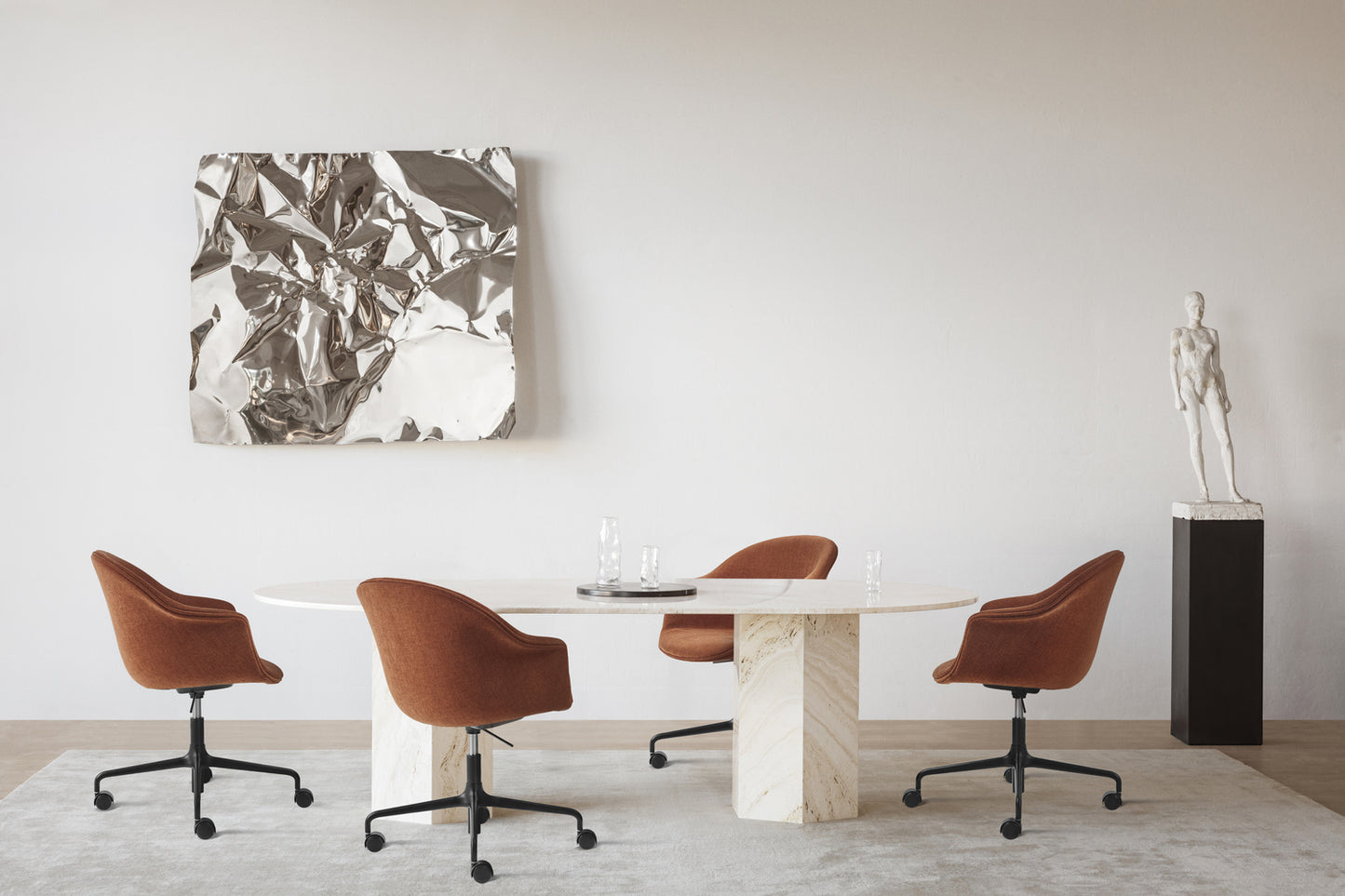 Bat Height-Adjustable Meeting Chair by GUBI — Lifestyle Images 2 of 6
