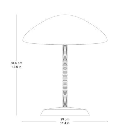 Cobra Table Lamp — 2DFV 4443427 Front View - Cobra Floor Lamp