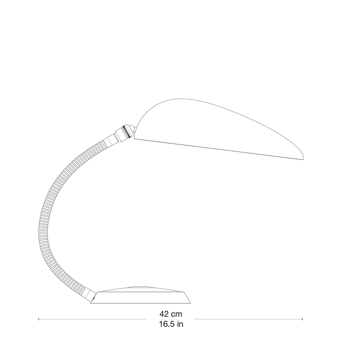 Cobra Table Lamp — 2DSV 4443383 Side View - Cobra Floor Lamp