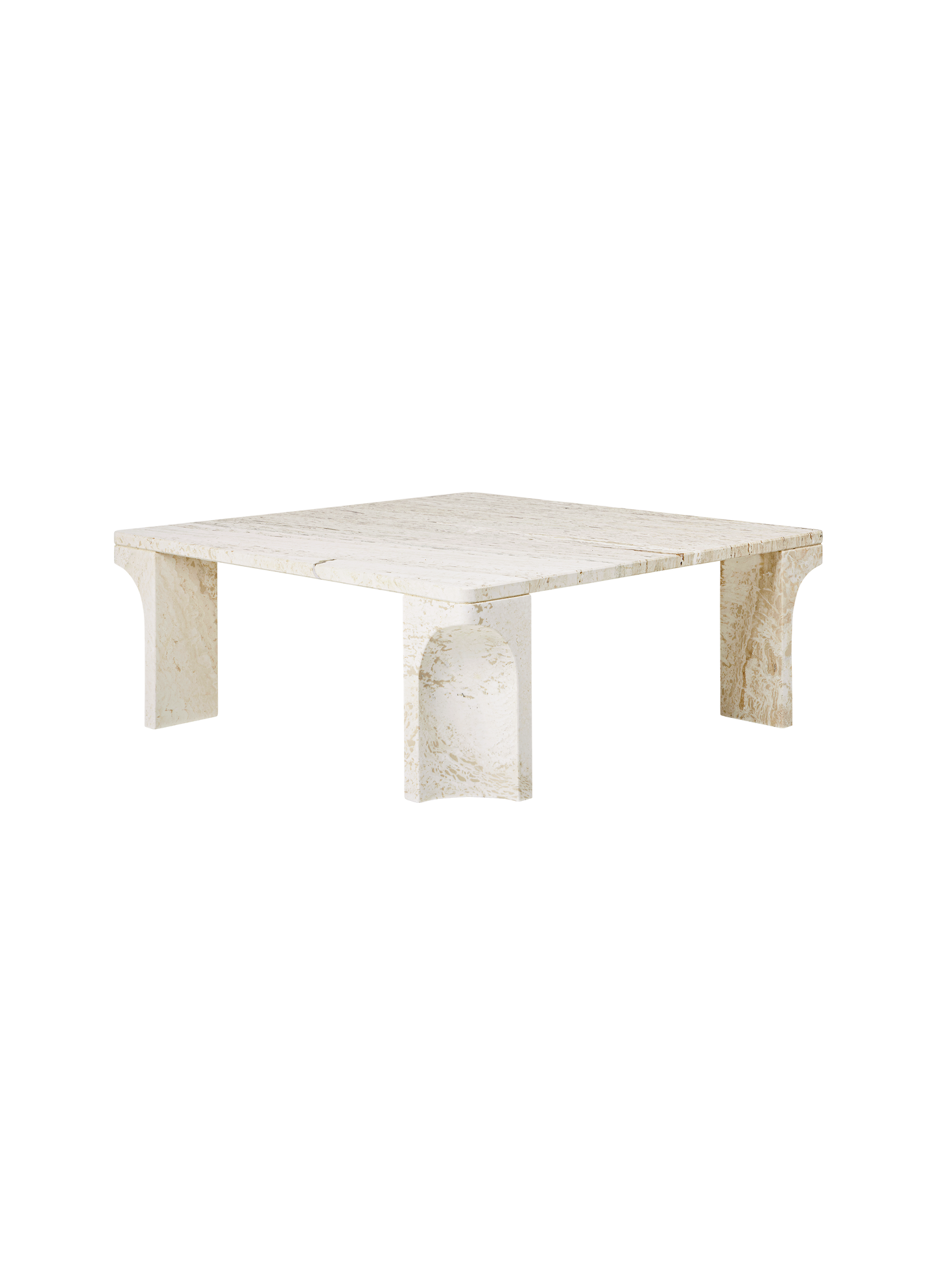 Doric Coffee Tables — F3Q Doric Coffee Table Square 80x80x30 Neutral White