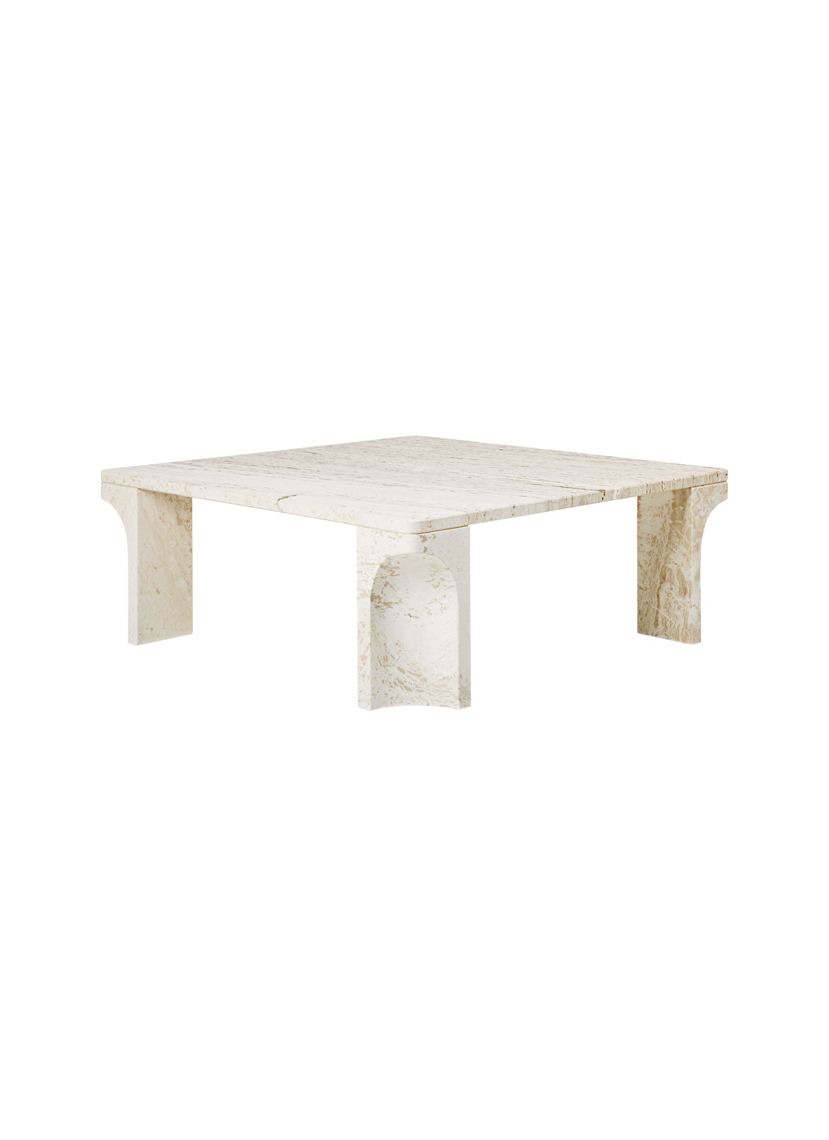 Doric Coffee Tables — F3Q Doric Coffee Table Square 80x80x30 Neutral White