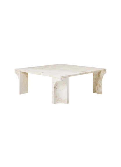 Doric Coffee Tables — F3Q Doric Coffee Table Square 80x80x30 Neutral White