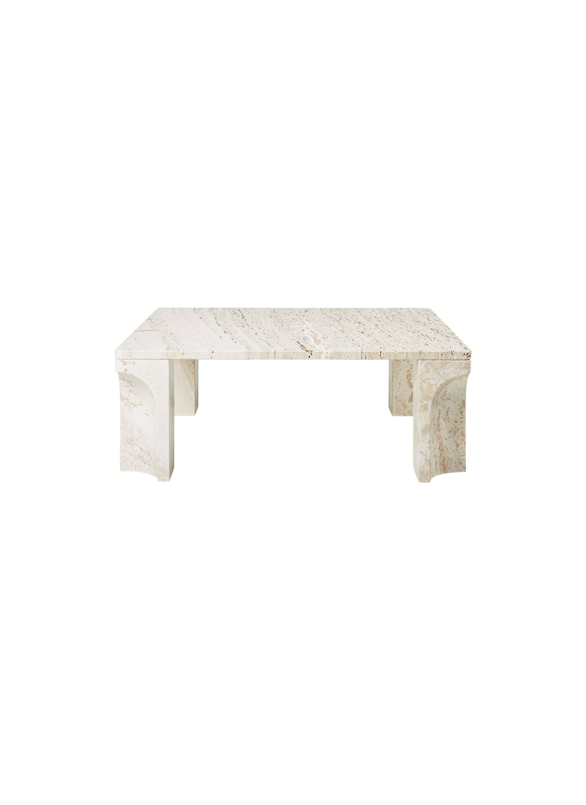 Doric Coffee Tables — FRT Doric Coffee Table Square 80x80x30 Neutral White