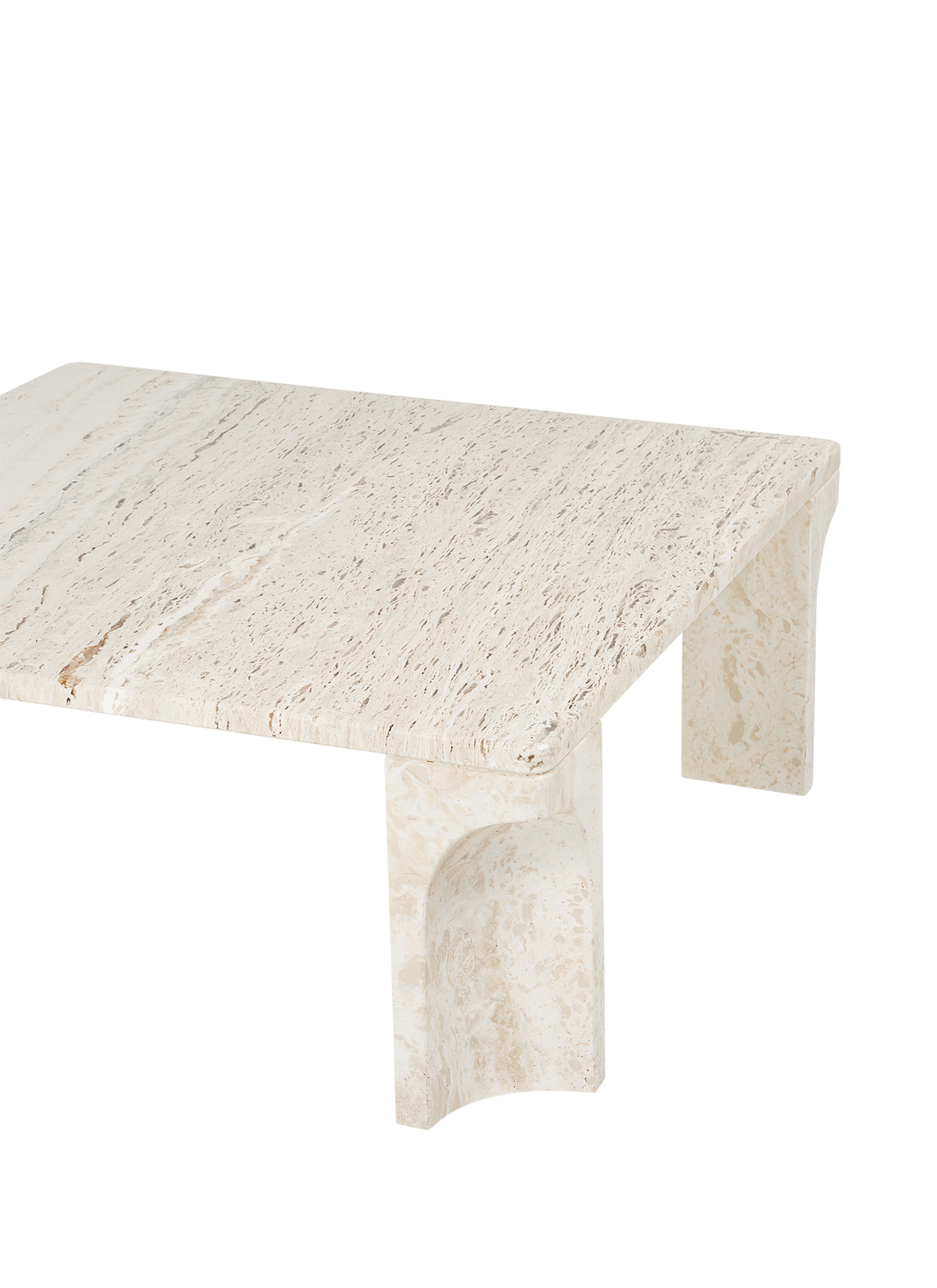 Doric Coffee Tables — DTL Doric Coffee Table Square 80x80x30 Neutral White