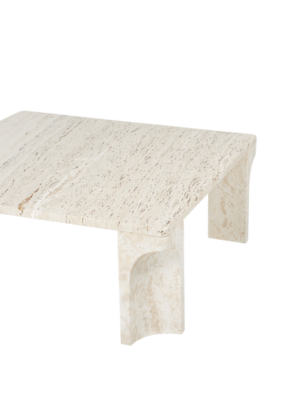 Doric Coffee Tables — DTL Doric Coffee Table Square 80x80x30 Neutral White