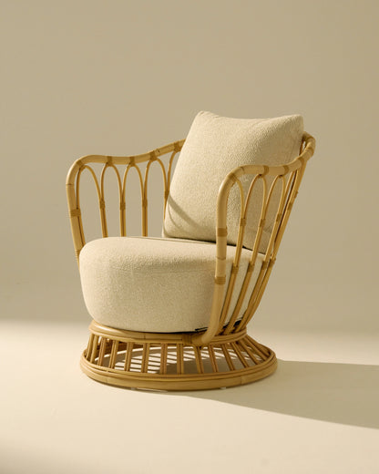 Grace Outdoor Chair in Natural Tone by GUBI — Lifestyle Images 3 of 7