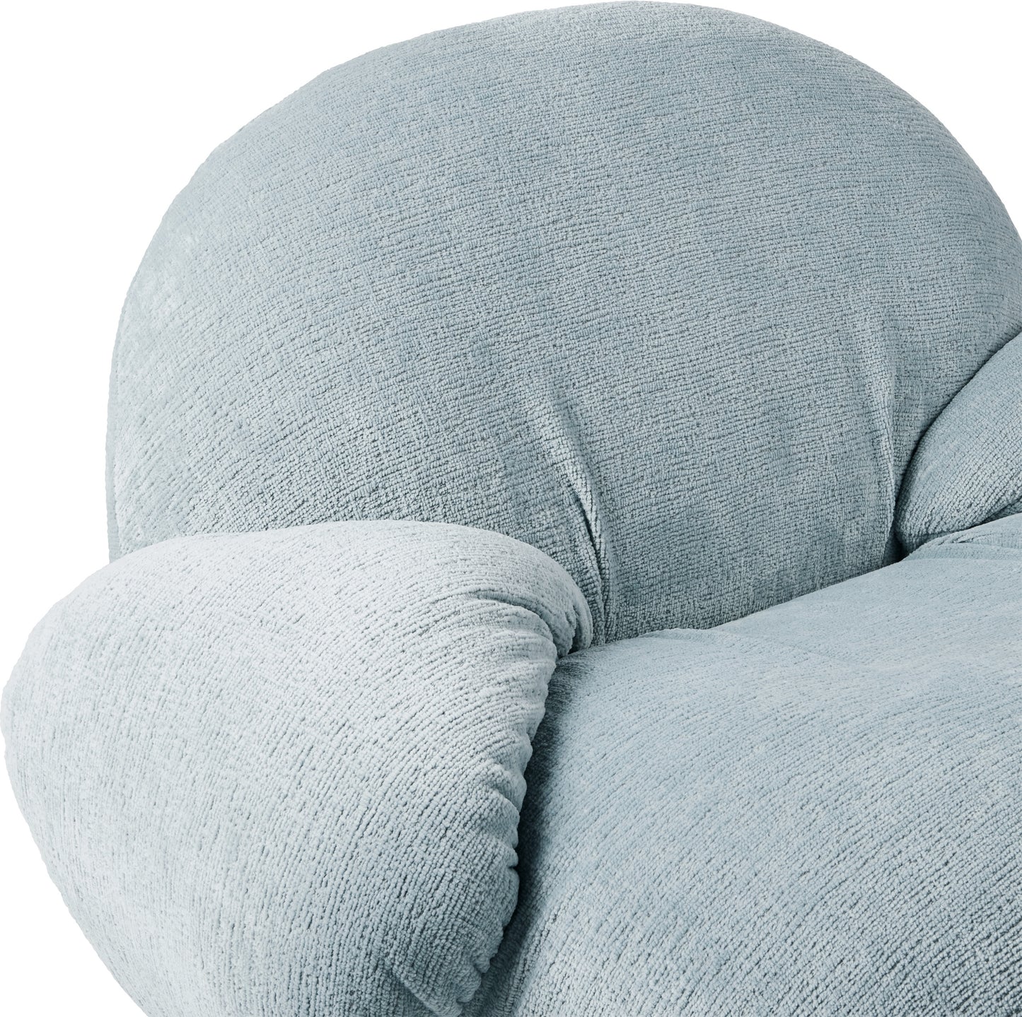 GUBI Pacha Lounge Chair with armrest by Pierre Paulin - official product view