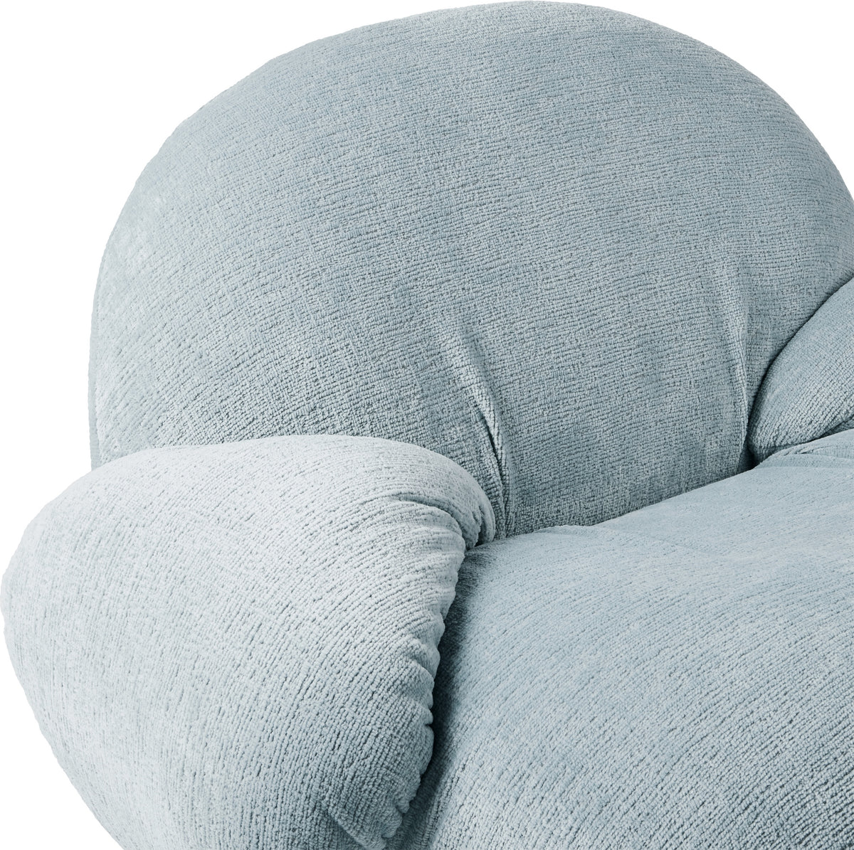 GUBI Pacha Lounge Chair with armrest by Pierre Paulin - official product view