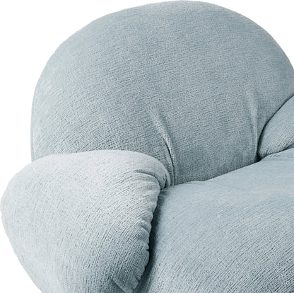 GUBI Pacha Lounge Chair with armrest by Pierre Paulin - official product view
