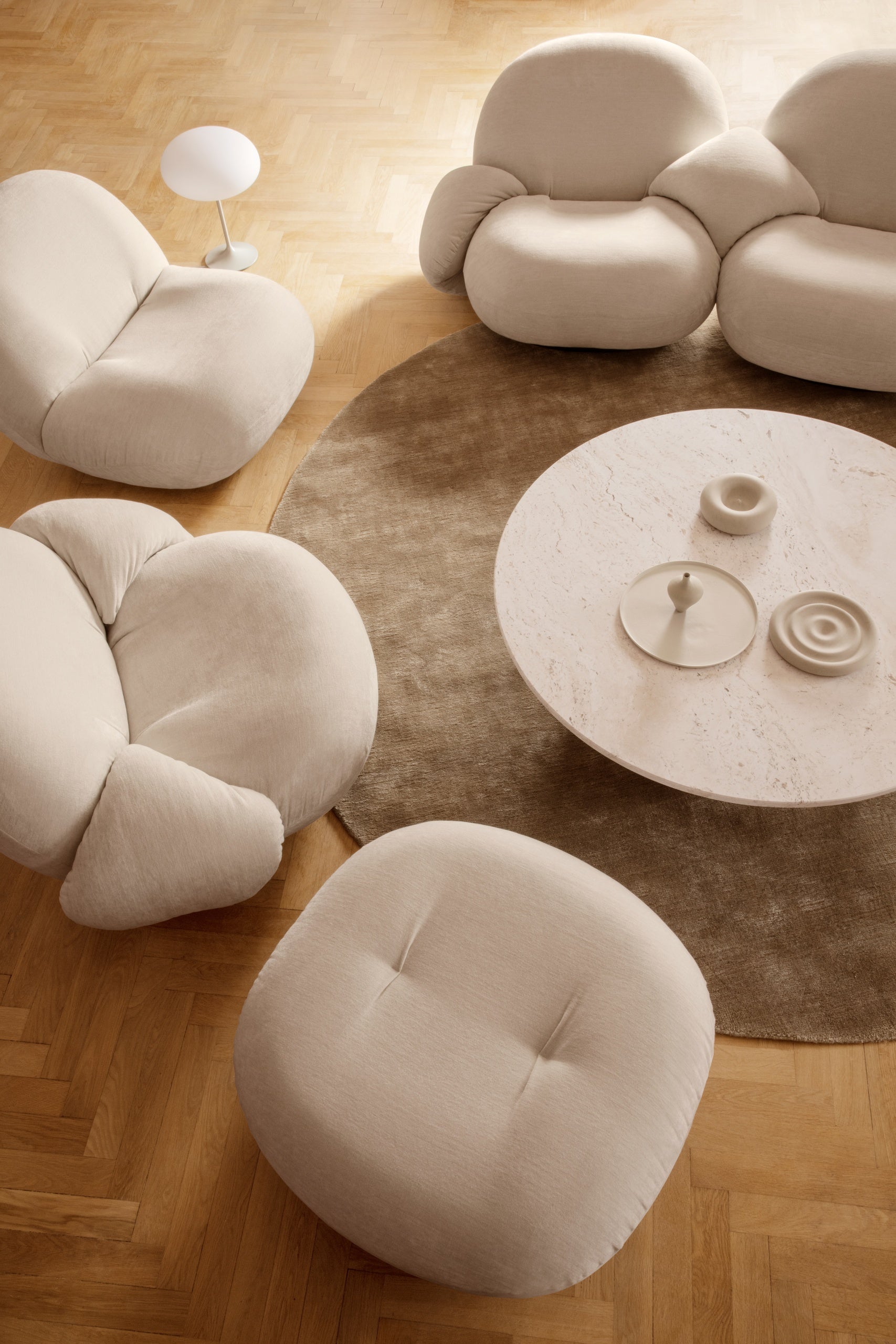 Pacha Lounge Chair with armrest by GUBI — Lifestyle Images 3 of 7