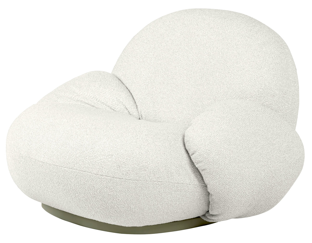 GUBI Pacha Outdoor Lounge Chair with armrest - official product view