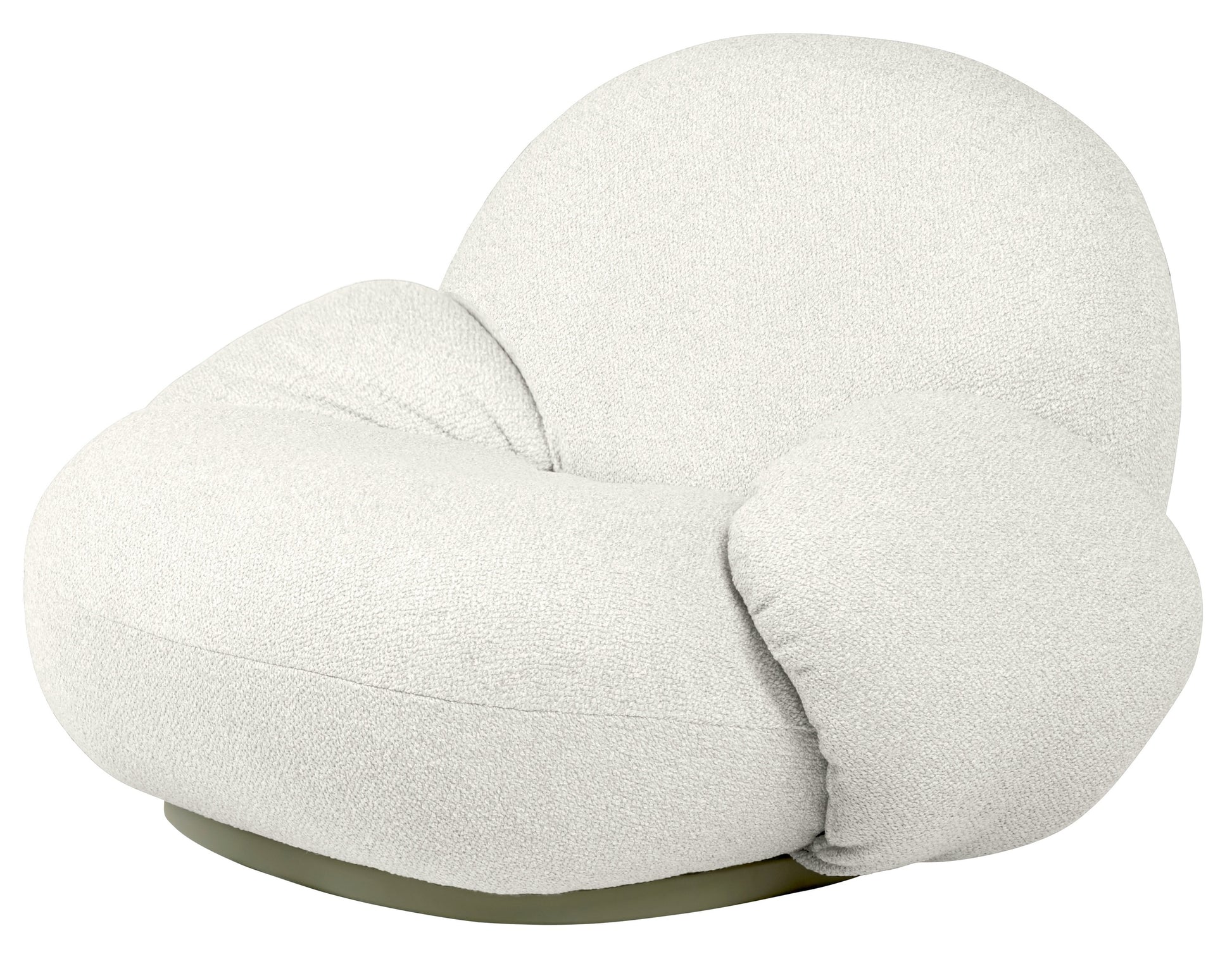 GUBI Pacha Outdoor Lounge Chair with armrest - official product view