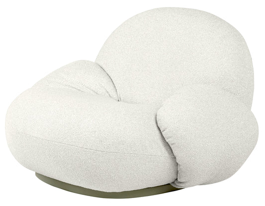 GUBI Pacha Outdoor Lounge Chair with armrest - official product view