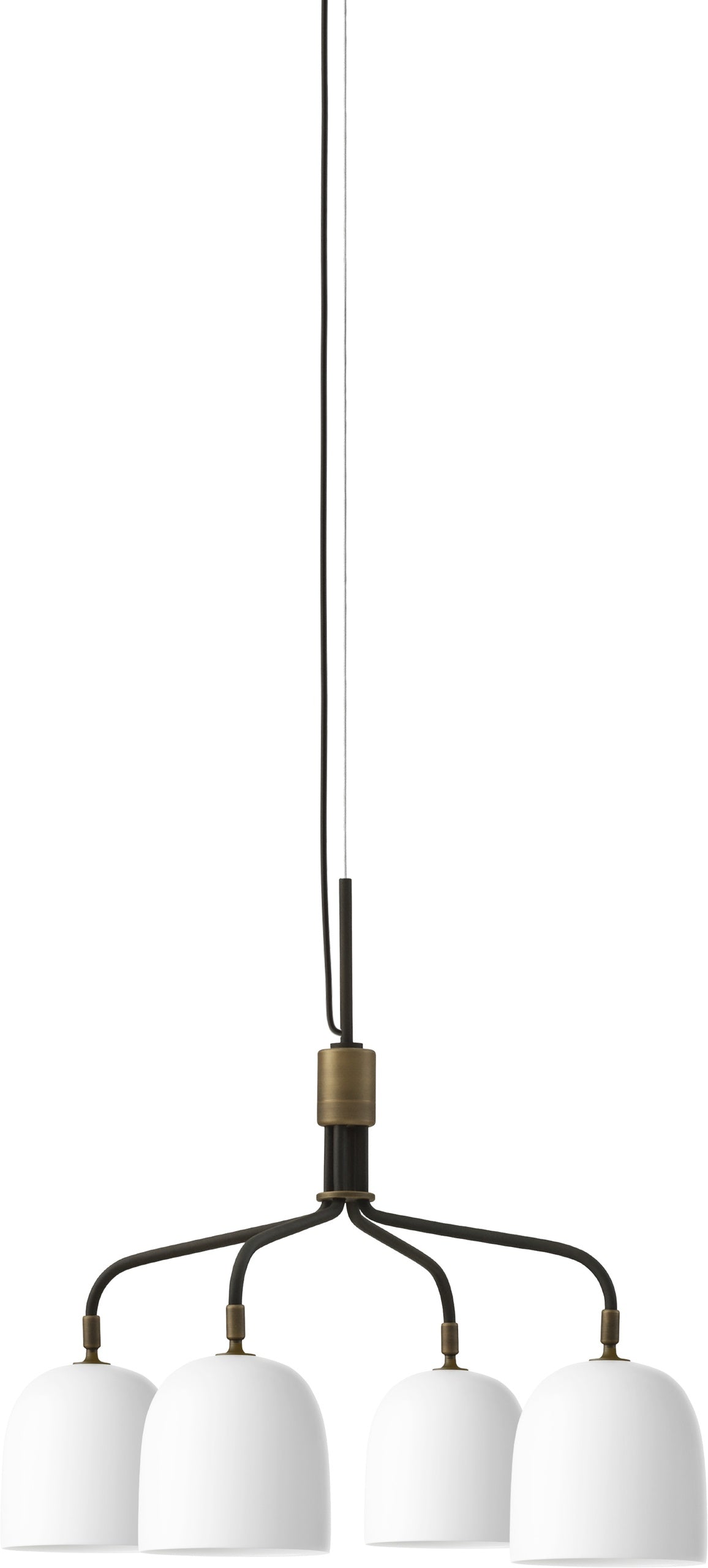 GUBI Howard Chandelier 4 Arm Short by Space Copenhagen - official product view