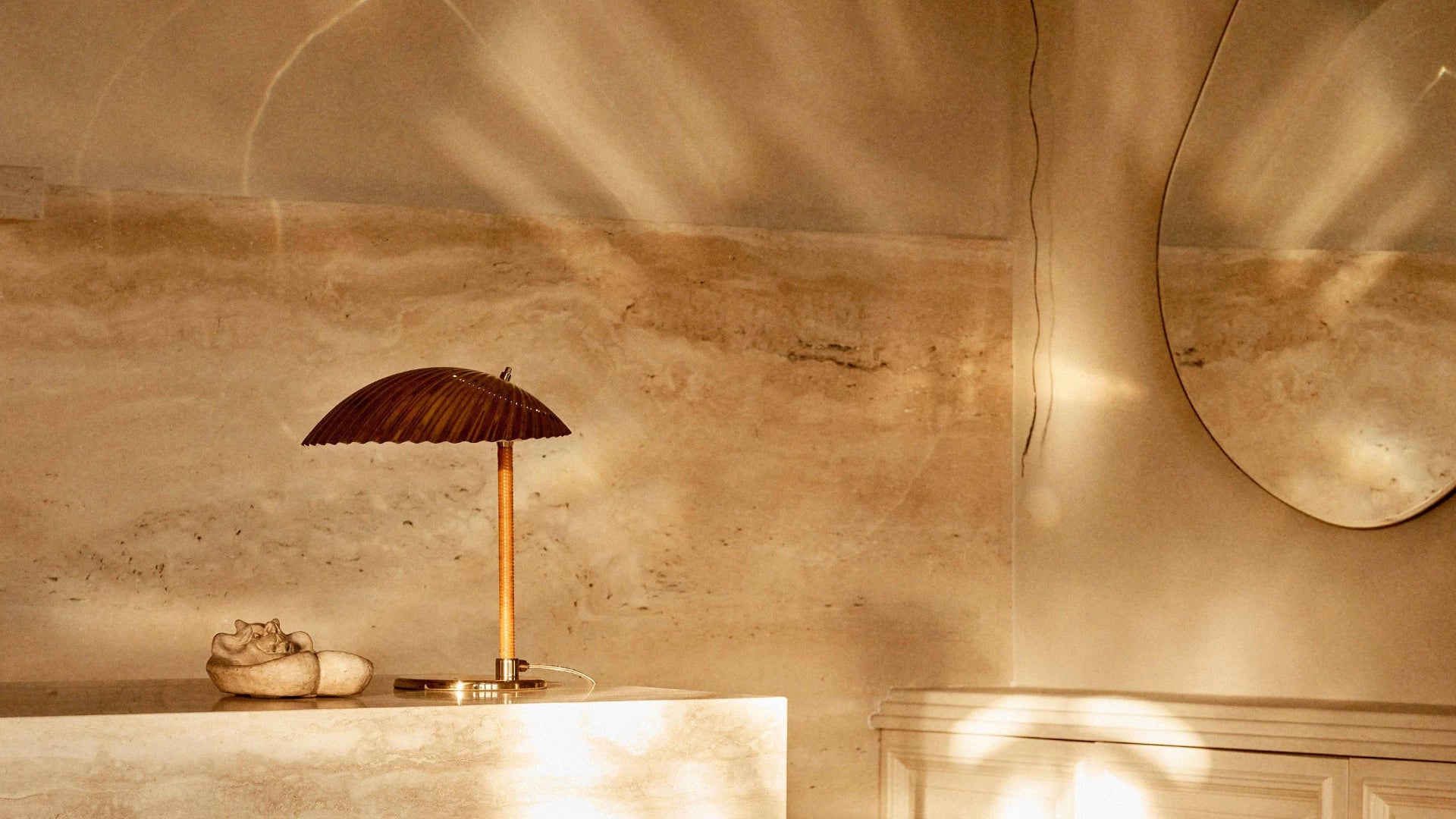 5321 Table Lamp by GUBI shown in an interior setting