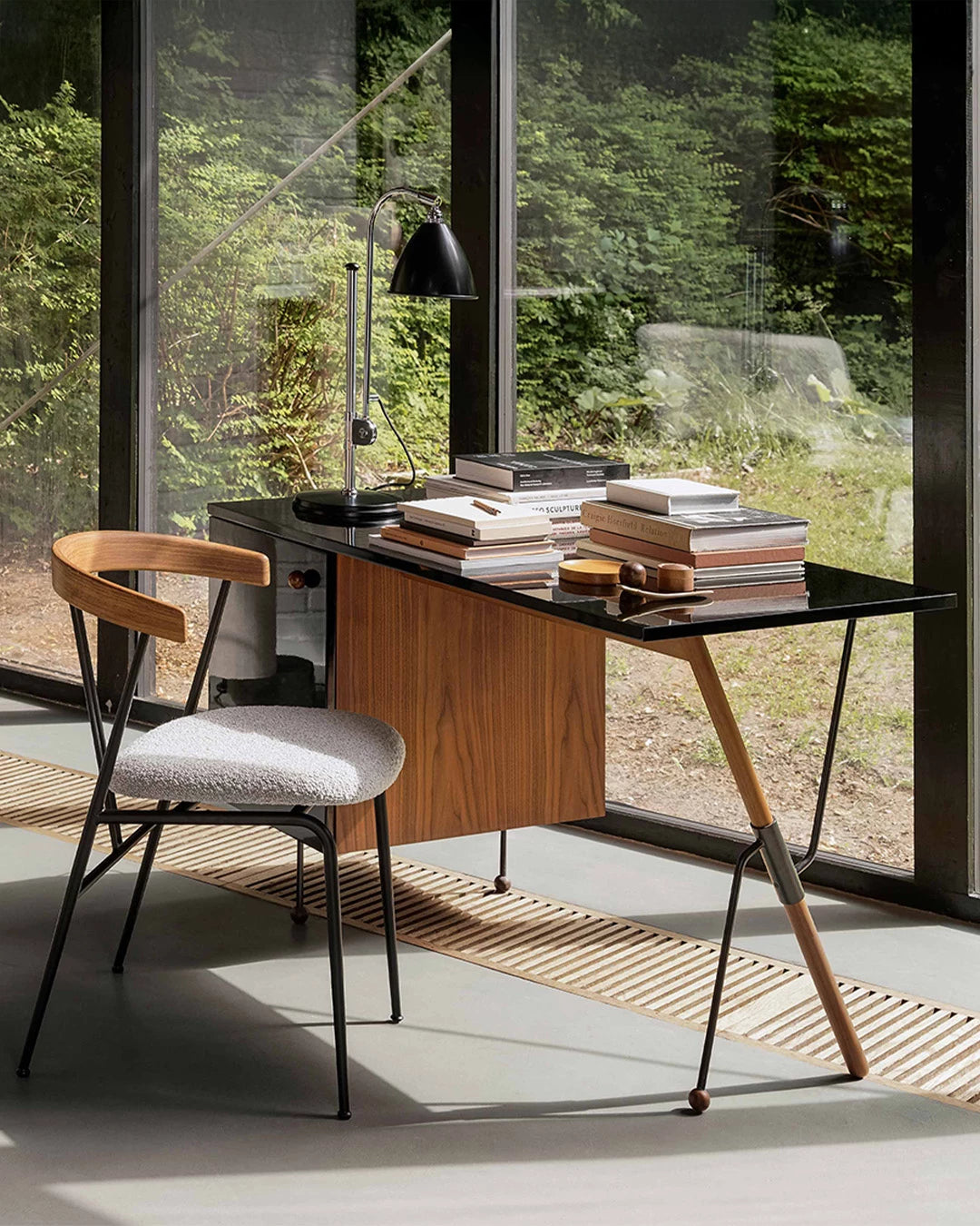 62 Desk by GUBI shown in an interior setting, view 2
