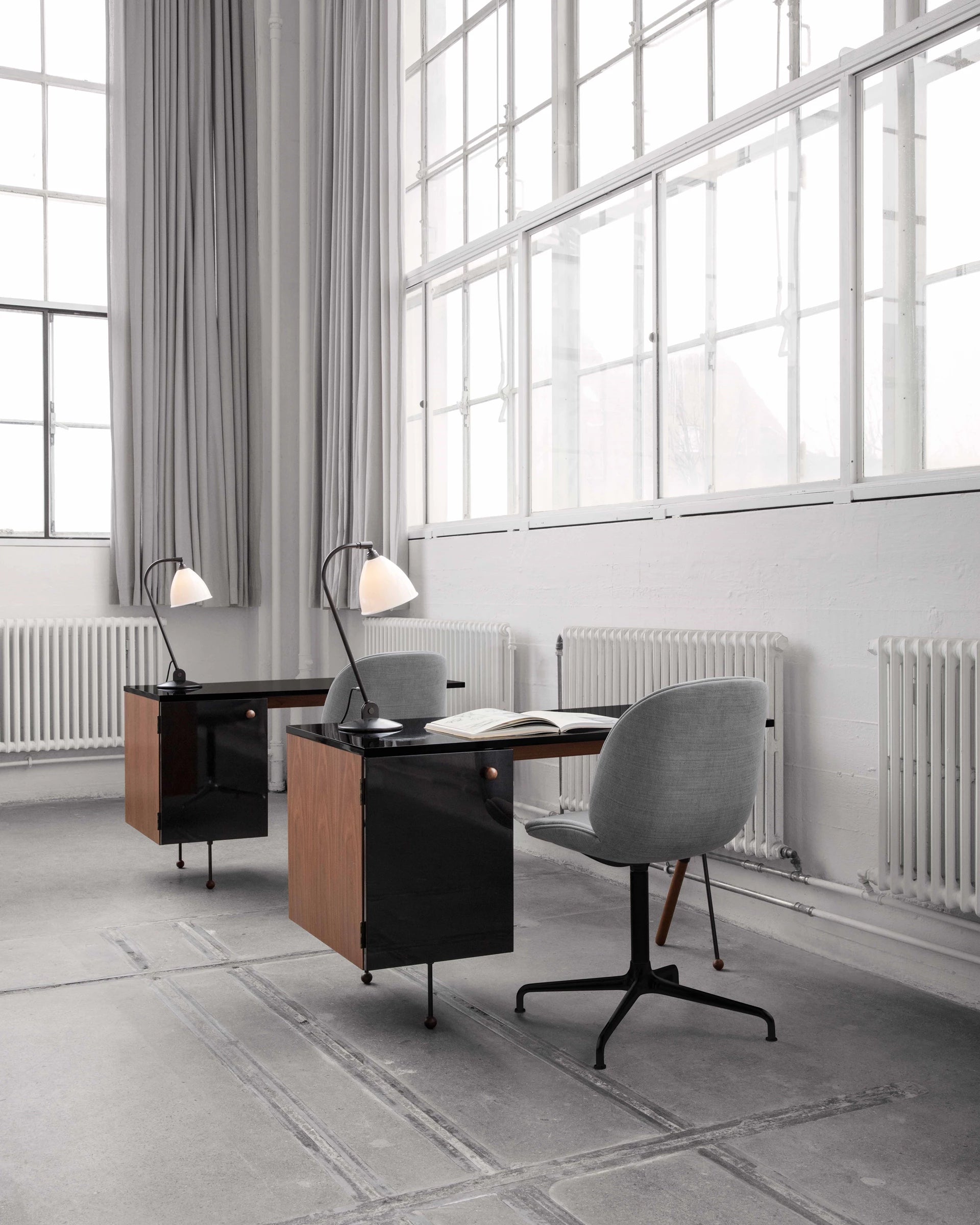 62 Desk by GUBI shown in an interior setting, view 3