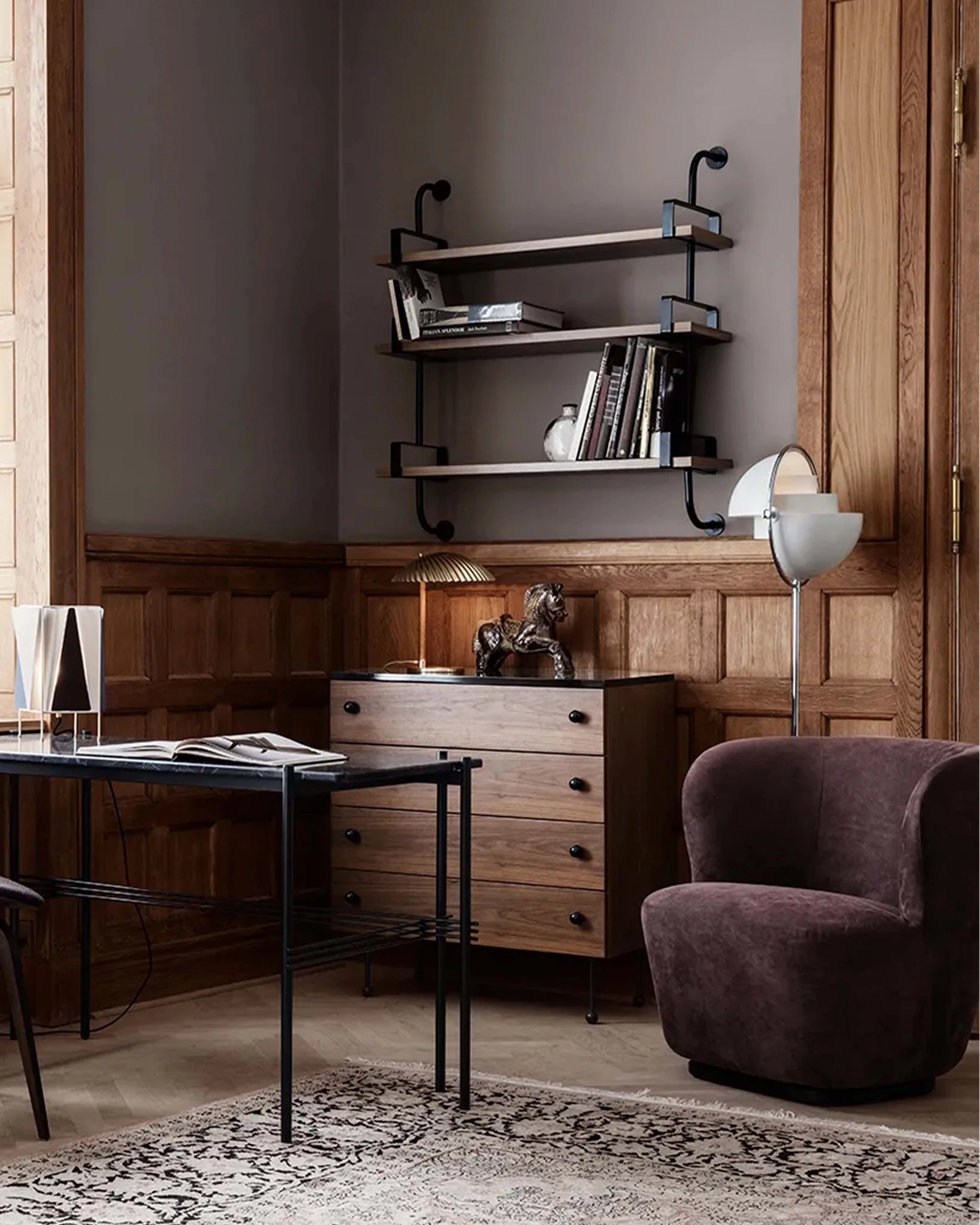 62 Dresser by GUBI shown in an interior setting, view 2