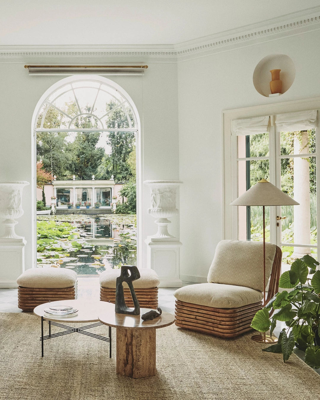 9602 Floor Lamp by GUBI shown in an interior setting, view 2