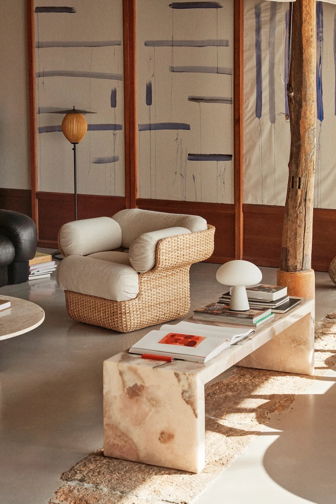 9602 Floor Lamp by GUBI shown in an interior setting, view 3