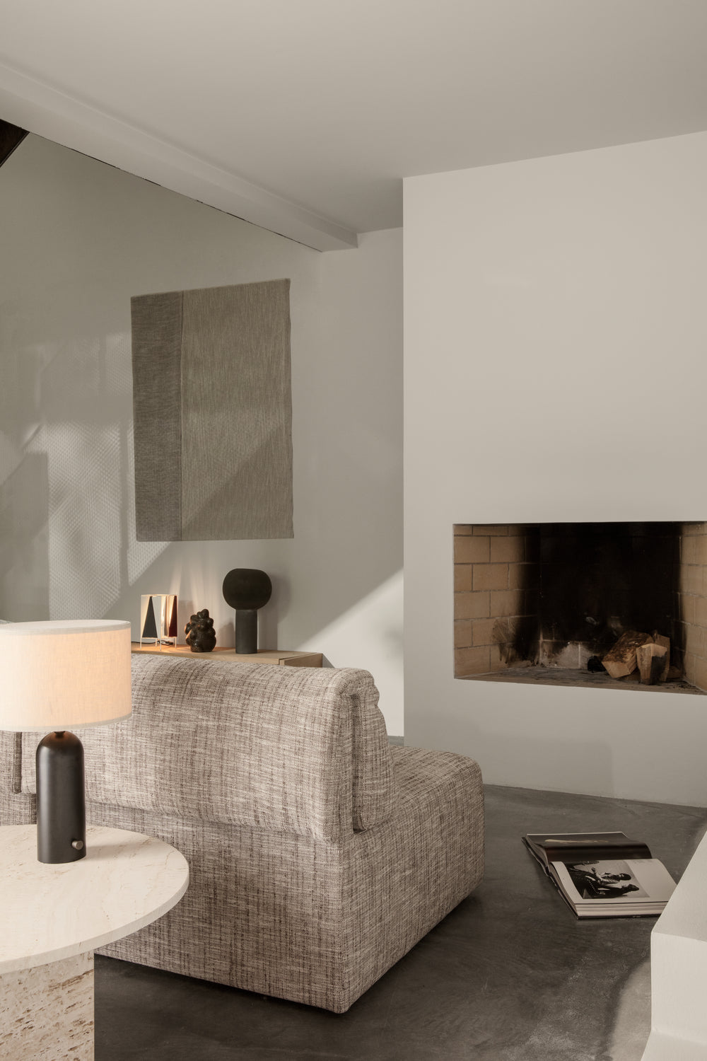 B-4 Table Lamp by GUBI shown in an interior setting