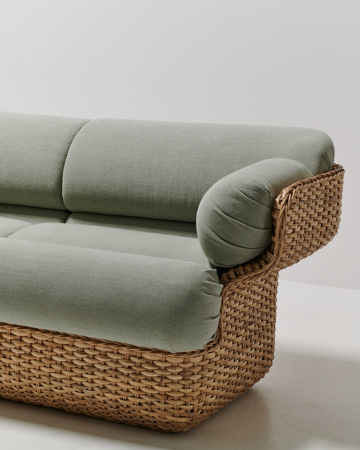 Basket Two-Seater Sofa by GUBI shown in an interior setting