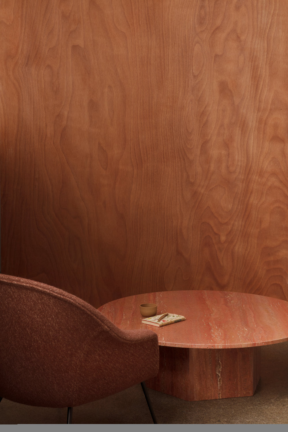 Bat Lounge Chair by GUBI shown in an interior setting