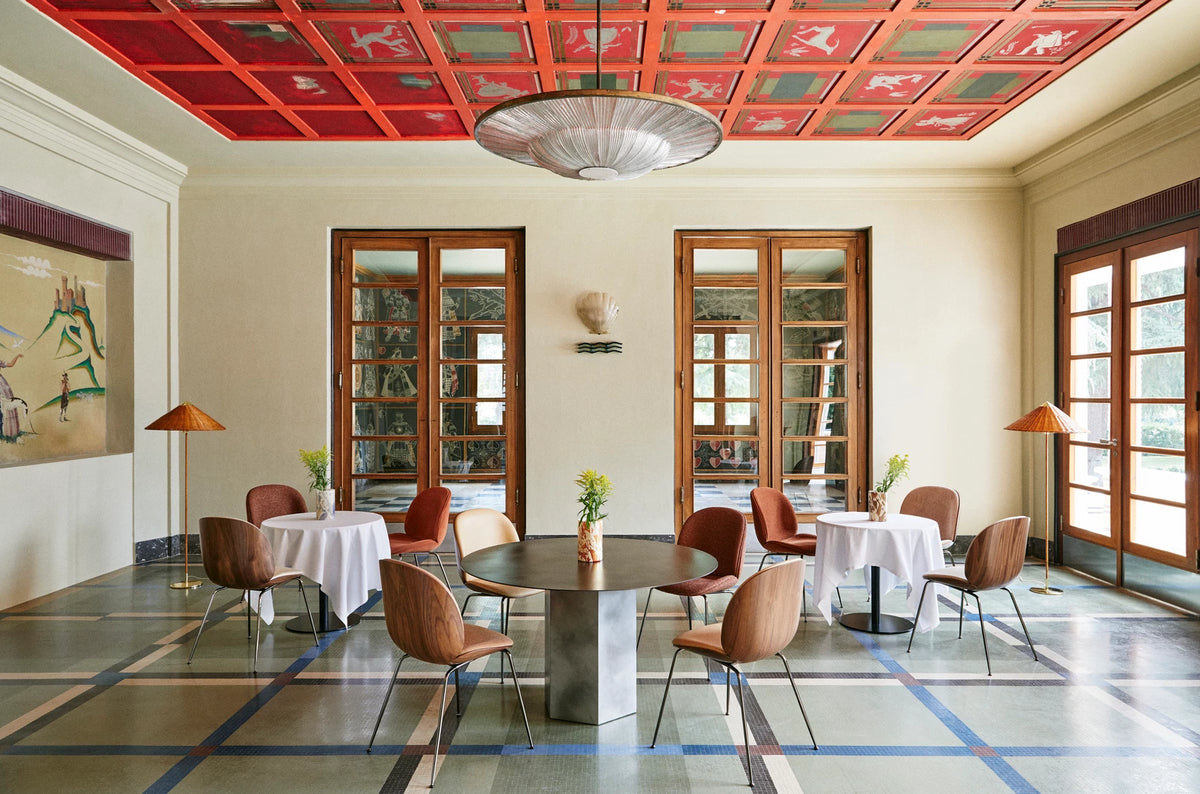Beetle Counter Chair by GUBI shown in an interior setting