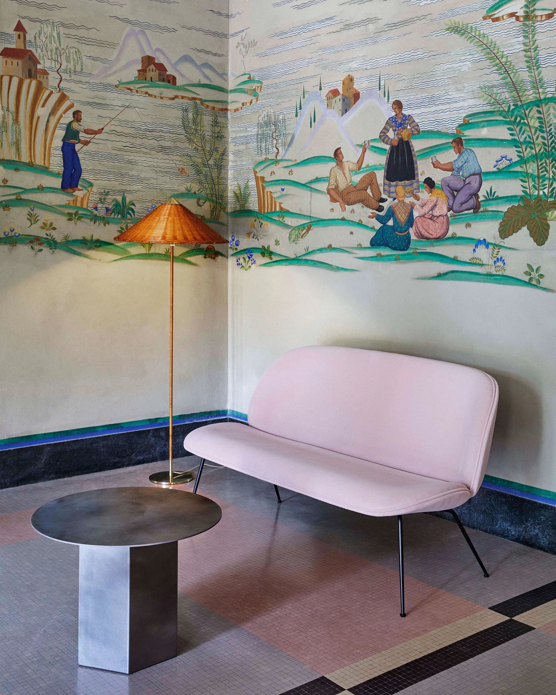 Beetle Sofa by GUBI shown in an interior setting, view 2