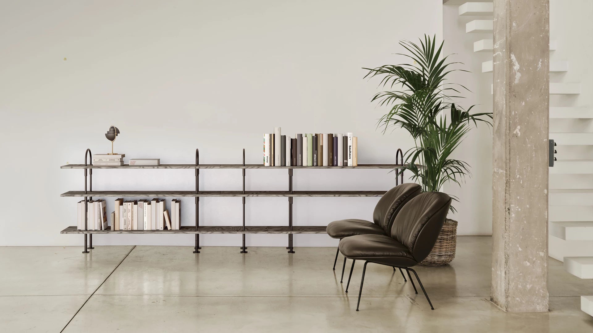 Beetle Soft Meeting Chair by GUBI shown in an interior setting